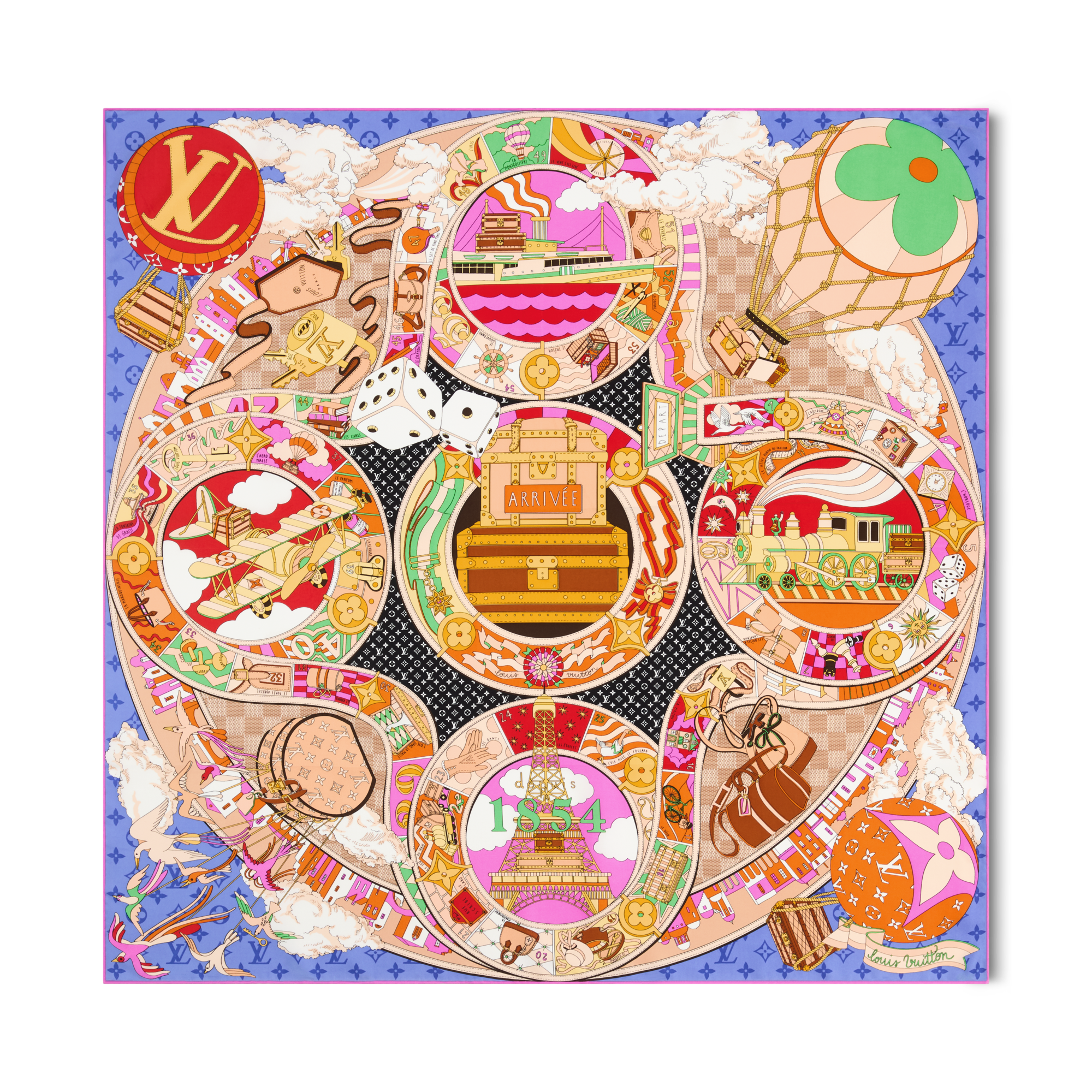 LV Journey Square 90 S00 - Women - Accessories | LOUIS VUITTON ®